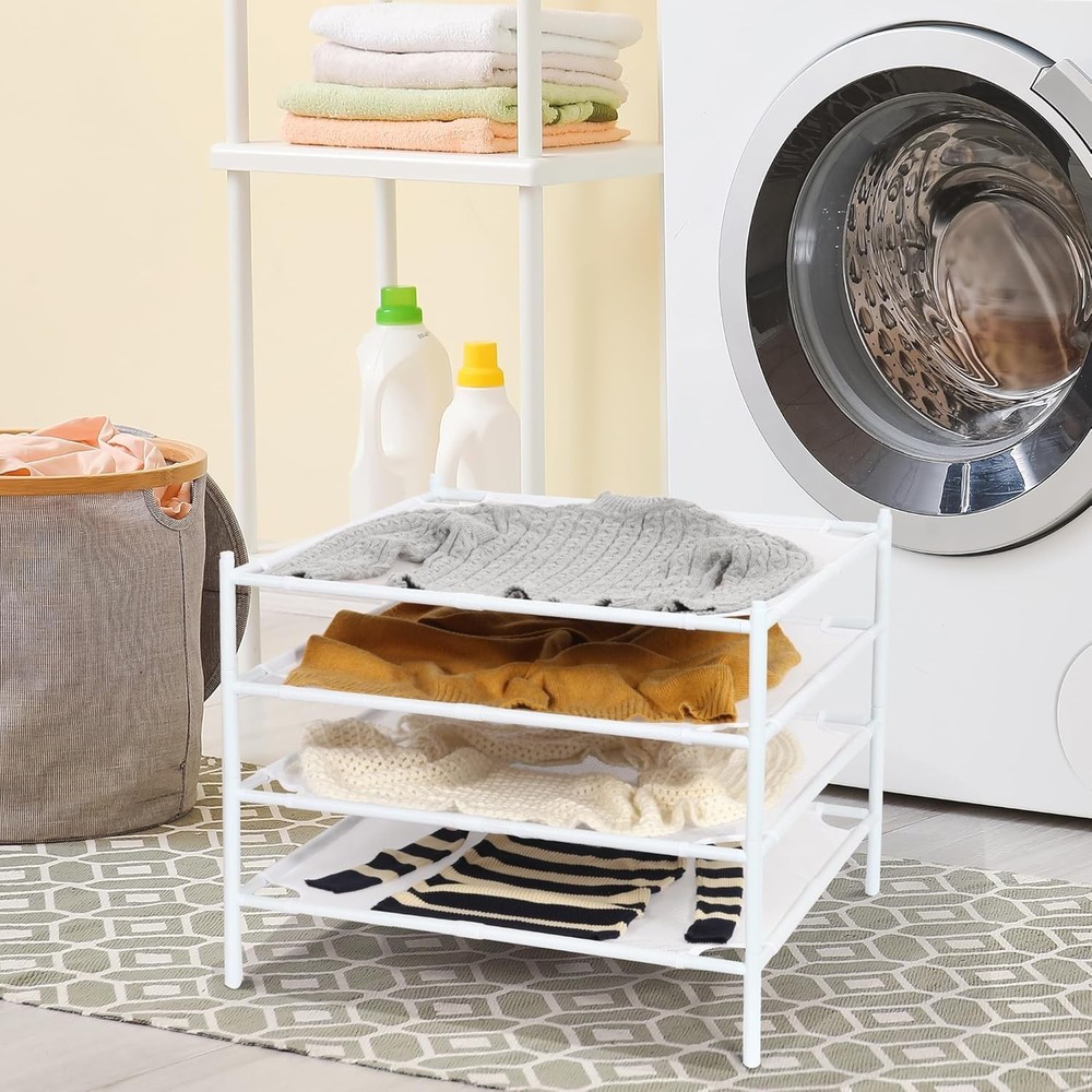 Sweater Drying Rack, Mesh Clothes Drying Rack, Stackable Laundry Drying Rack,...
