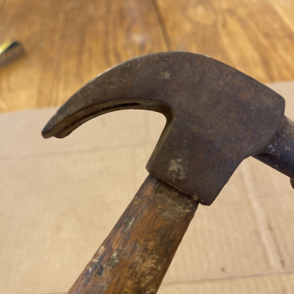 Small Vintage Hammer With Engraved Name