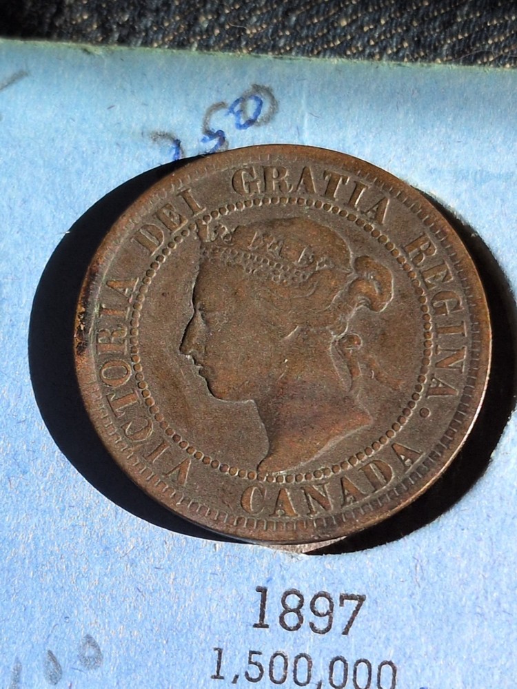1897 Canada Large cent 1¢ Queen Victoria