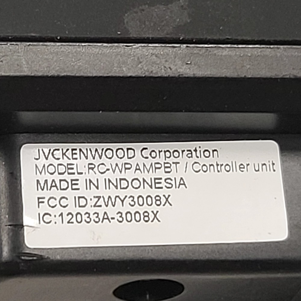 JVCKENWOOD RC-WPAMPBT Marine Controller Unit