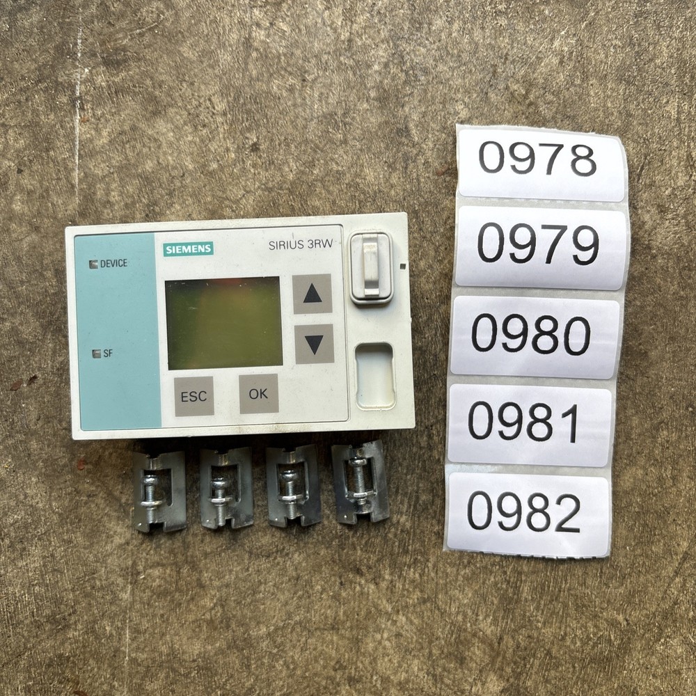 Siemens 3RW4900-0AC00 External Display/Control Module for SIRIUS soft starter