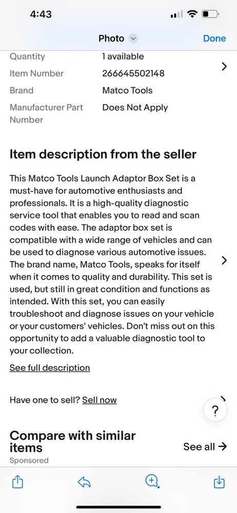 Matco Adapter Box