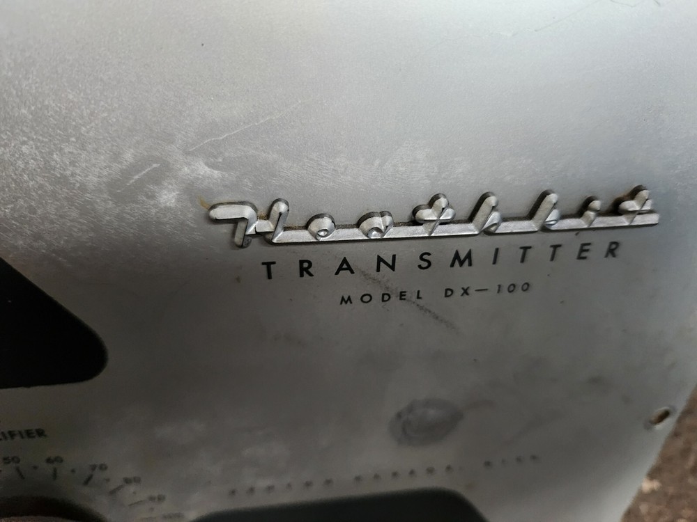 Vintage Heathkit DX-100 AM CW Ham Transmitter For Parts