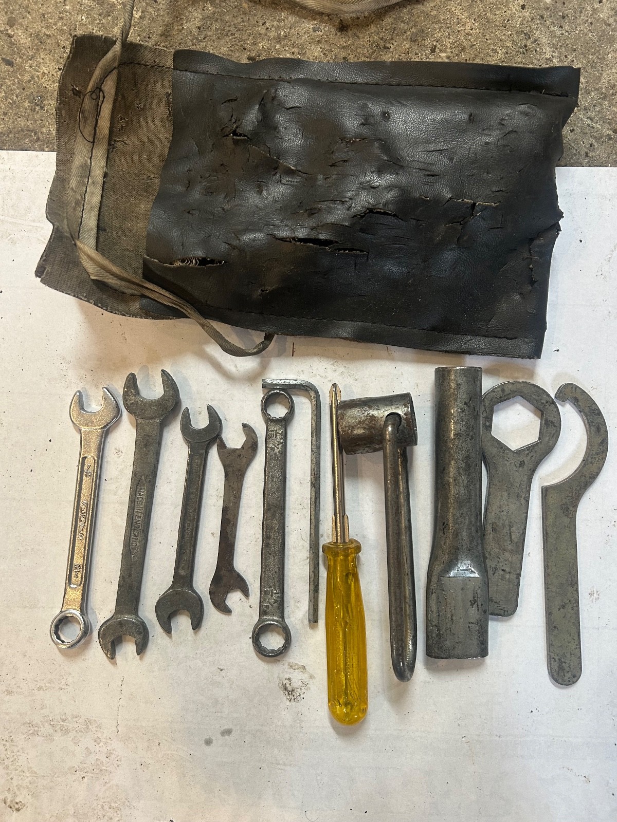 English motorcycle tool kit