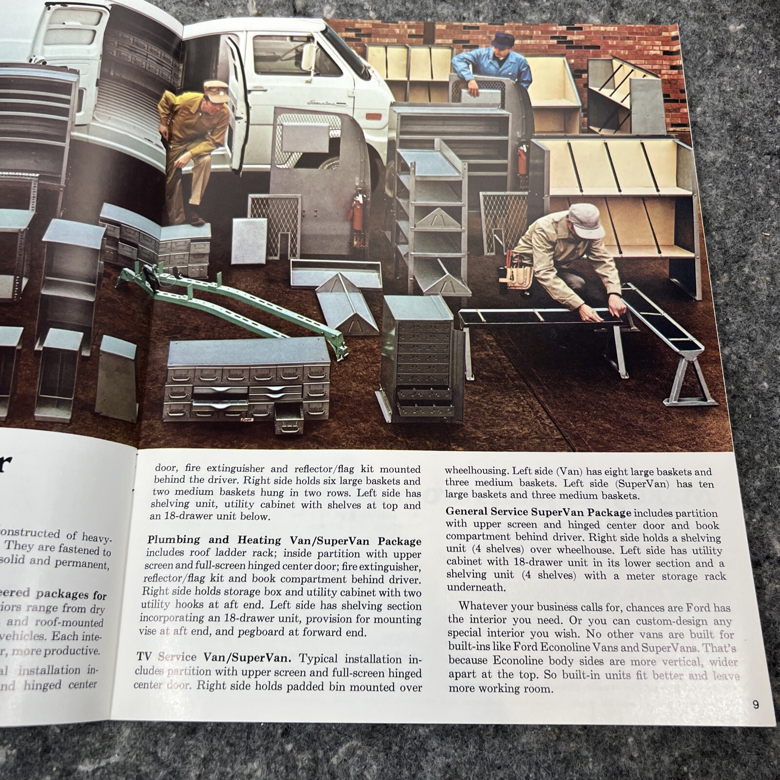 1971 Ford EconoLine Vans Sales Brochure