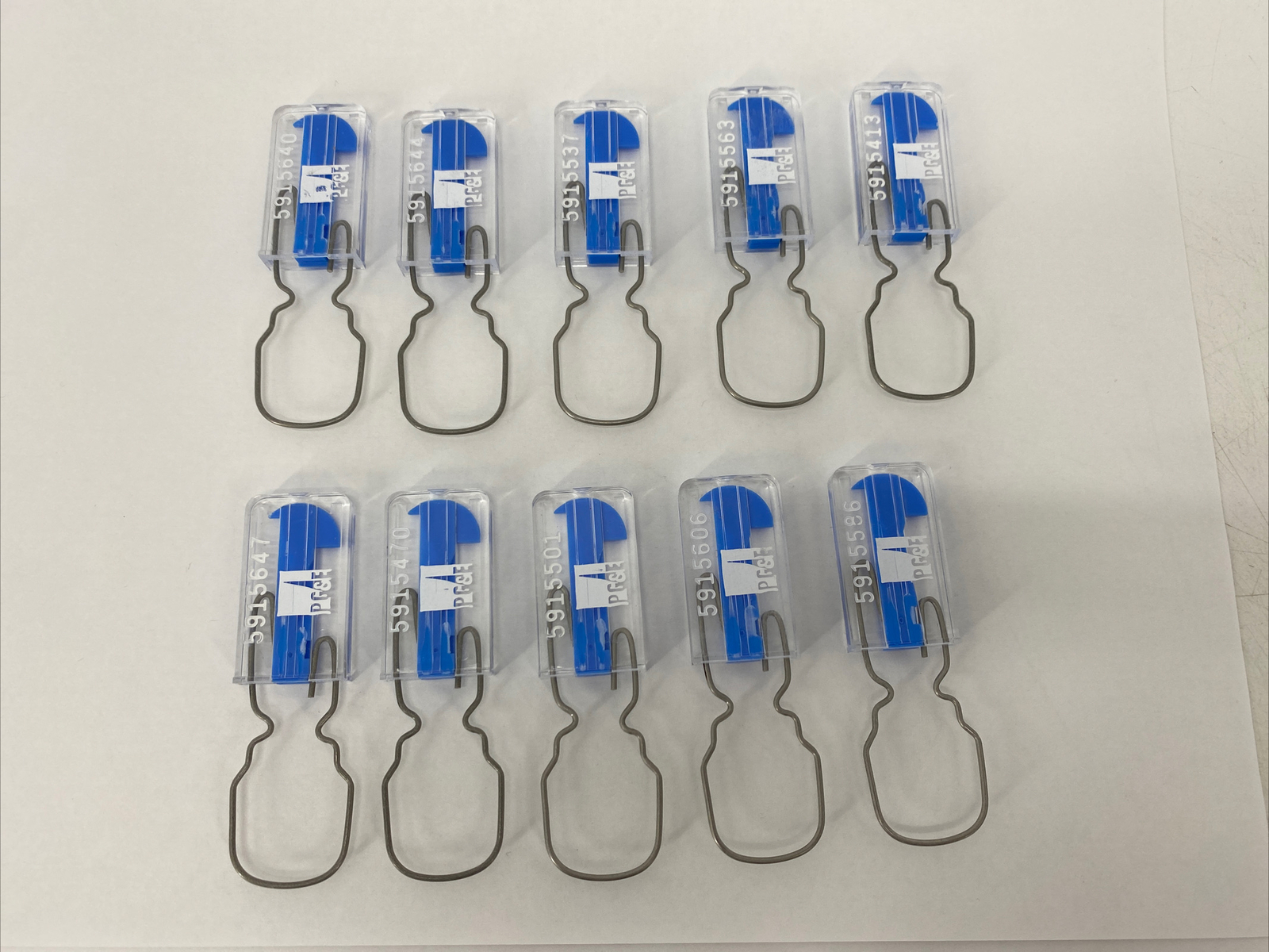 LOT OF 20 Enduro Seal Electric Meter Security Seal Wire Padlock Security Seals