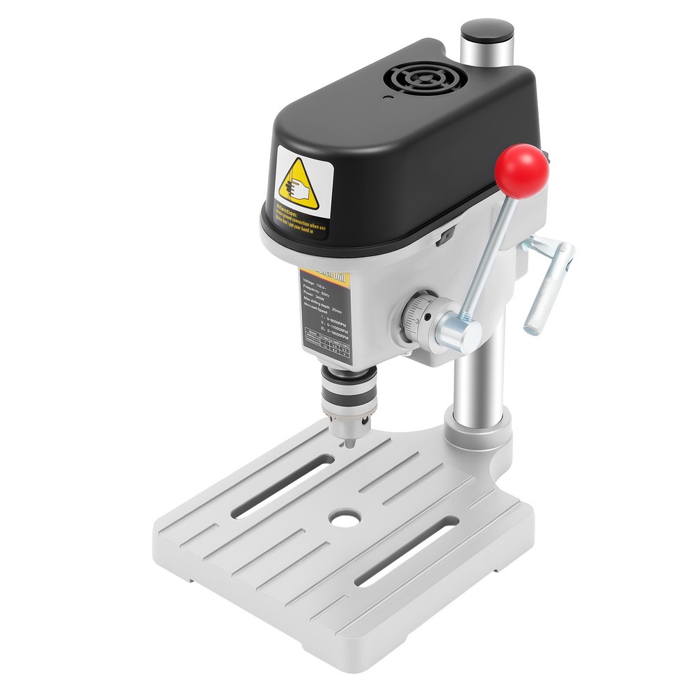 340W Mini Bench Drill Press Corded Mini Table Drill Portable Bench Drill Machine