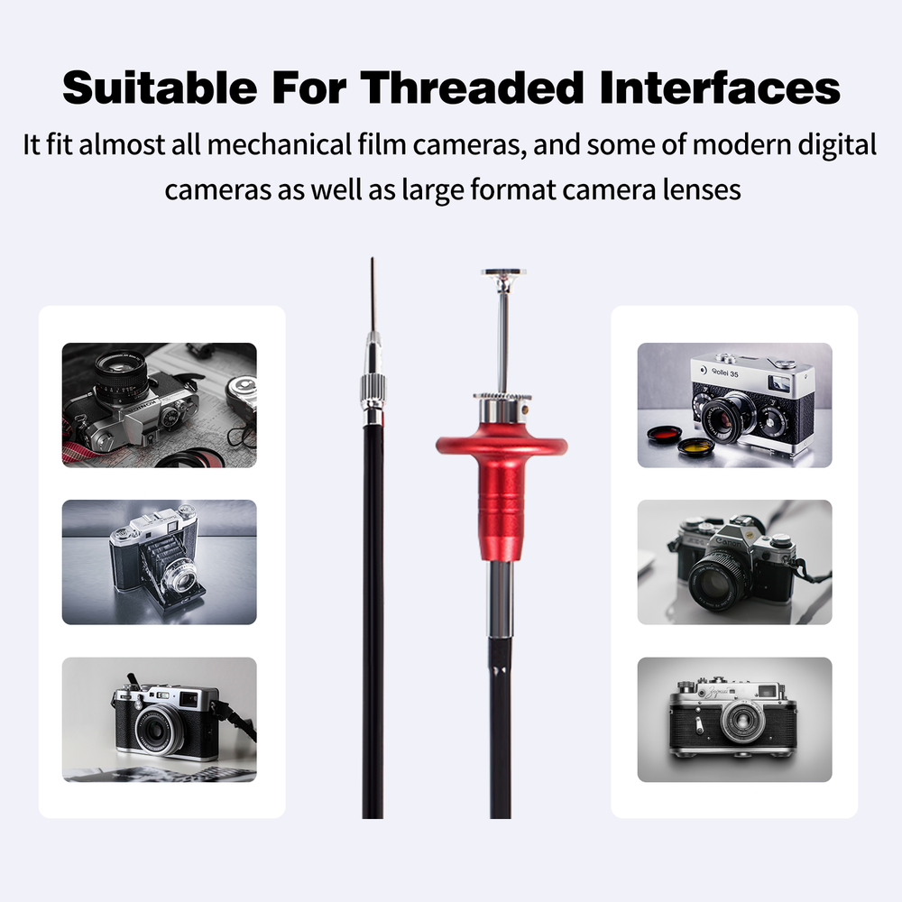 40/70/100cm Release Cable Standard Mechanical Shutter Camera & Large Format Lens