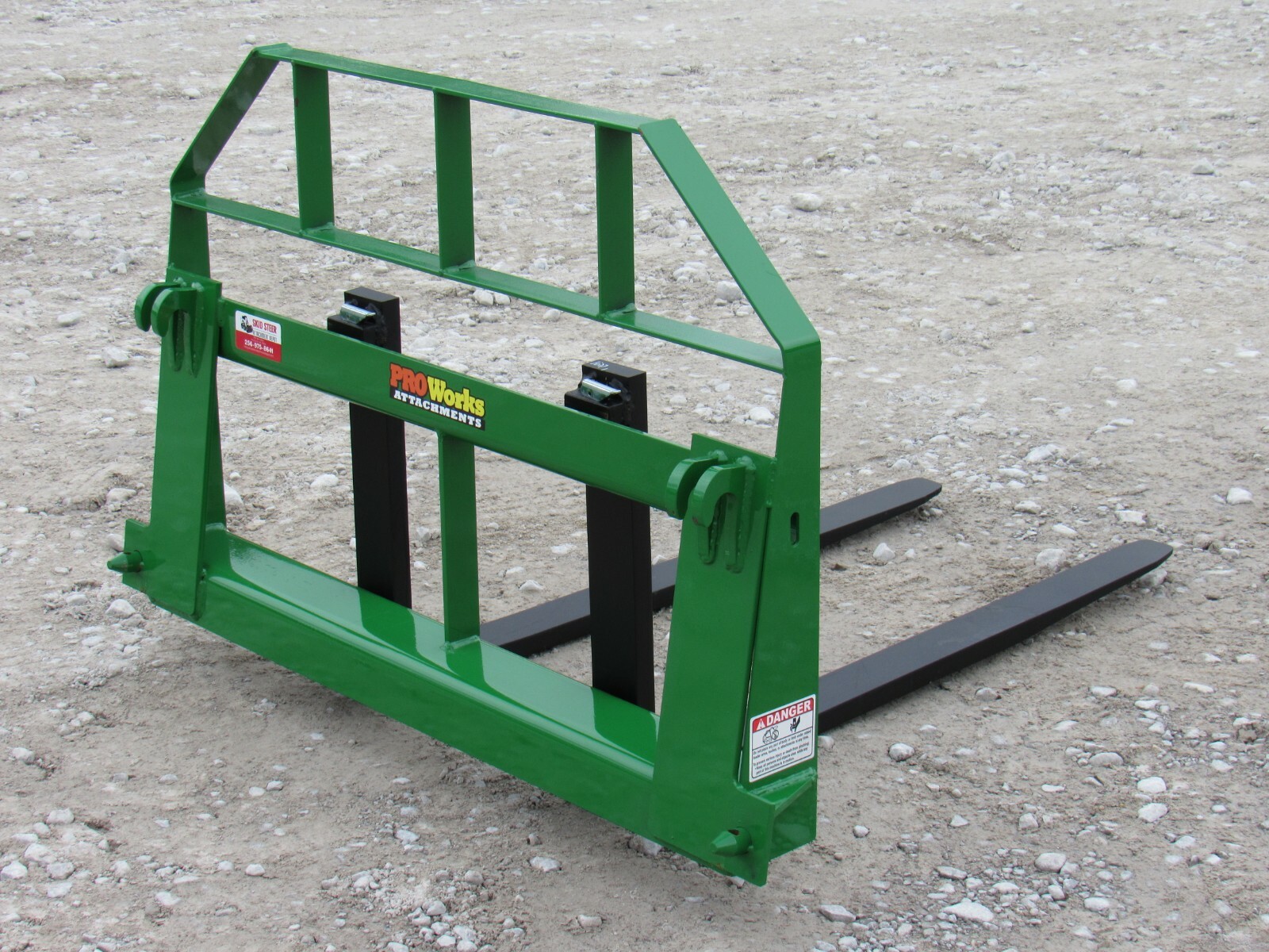 42" Long Compact Tractor Loader Pallet Forks Fits John Deere 200 300 400 Loaders