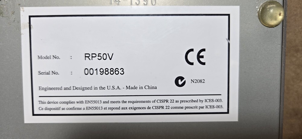 DigiTech RP50V Multi-Effect Modeling Guitar Processor w/ Power Adapter *TESTED*