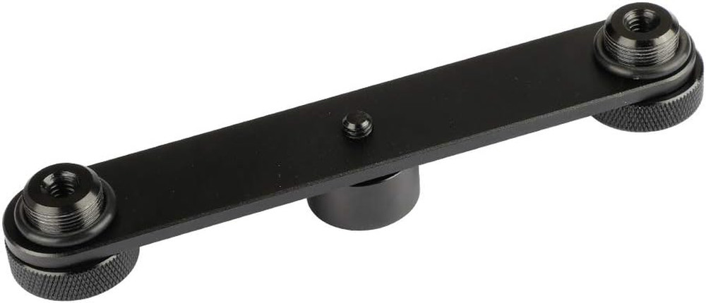 CAMVATE Double Microphone Mounts Bracket T-Bar - 1958