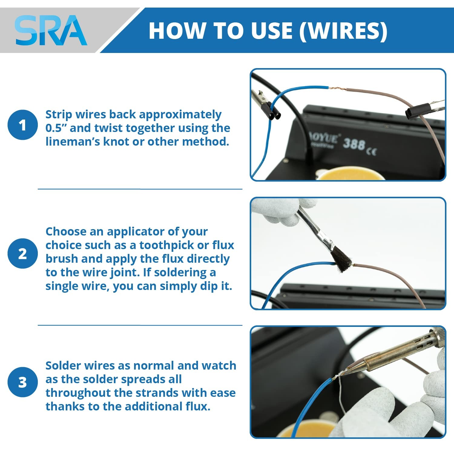 Sra Solder Upgrade Kit Usa Made Rosin Electronics Flux Soldering Paste Lead Free