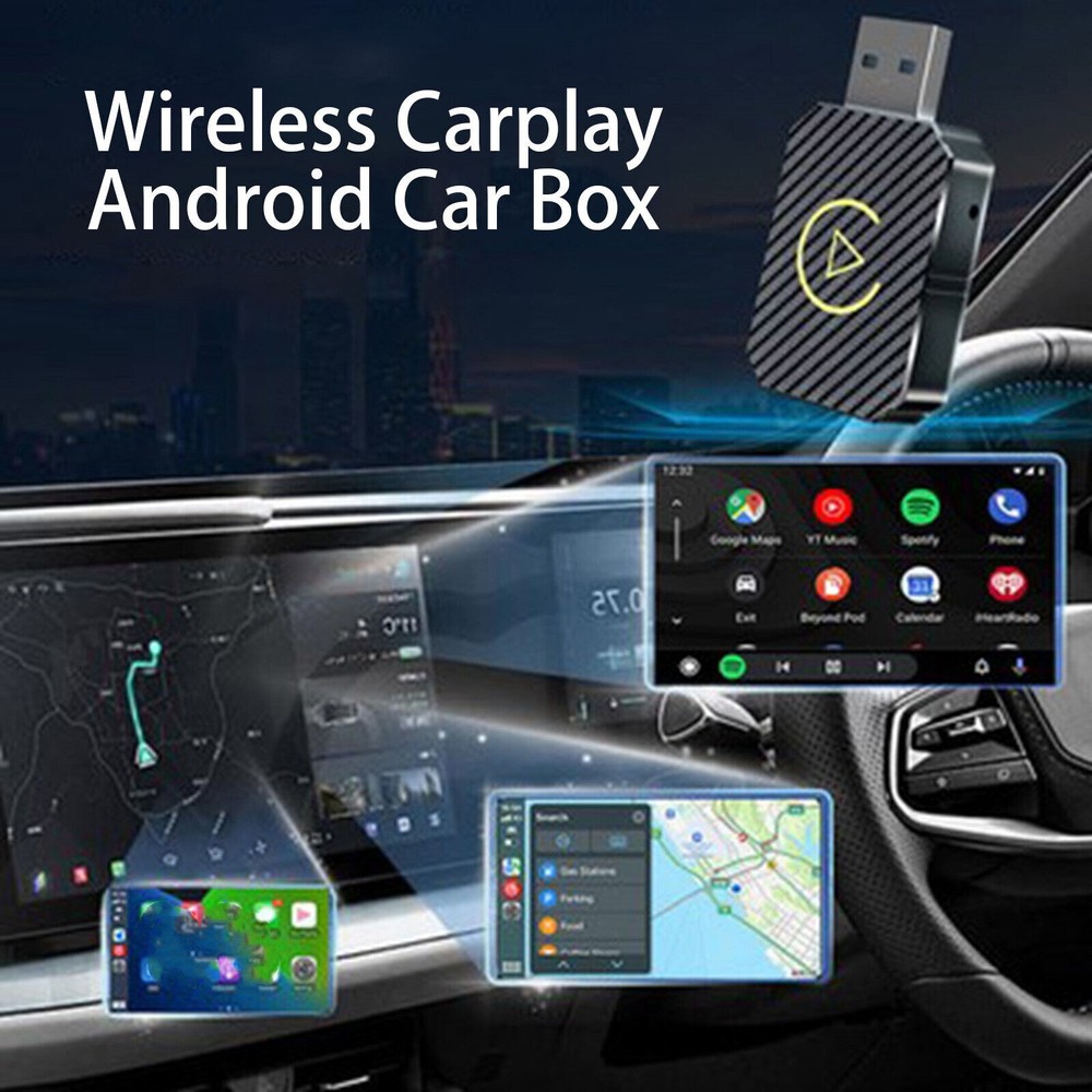 Auto Car Play Wireless Adapter CarPlay Wireless Adapter for Android iPhone iOS