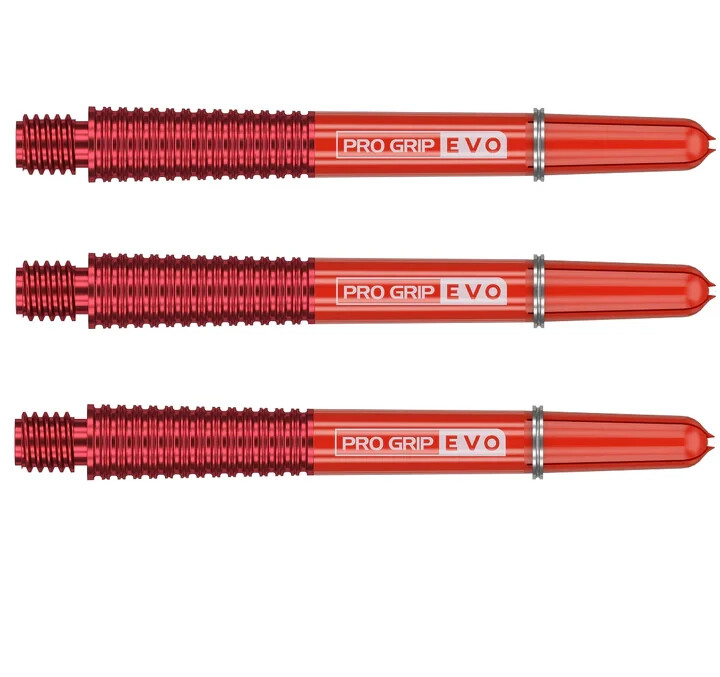 MEDIUM  RED TARGET PRO GRIP EVO DART SHAFTS