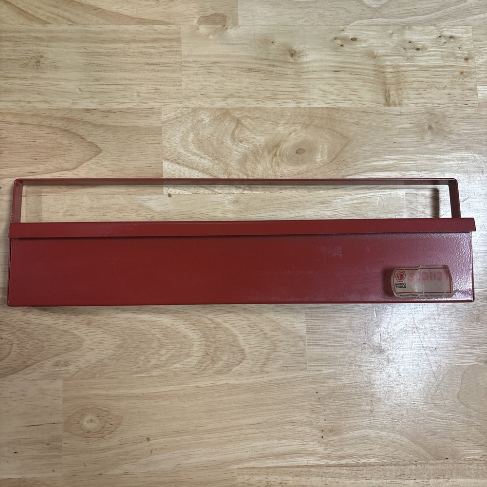 Matco Tools Socket Tray Holder Organizer Red for SAE Deep 11pc 1/2" Dr Set READ!