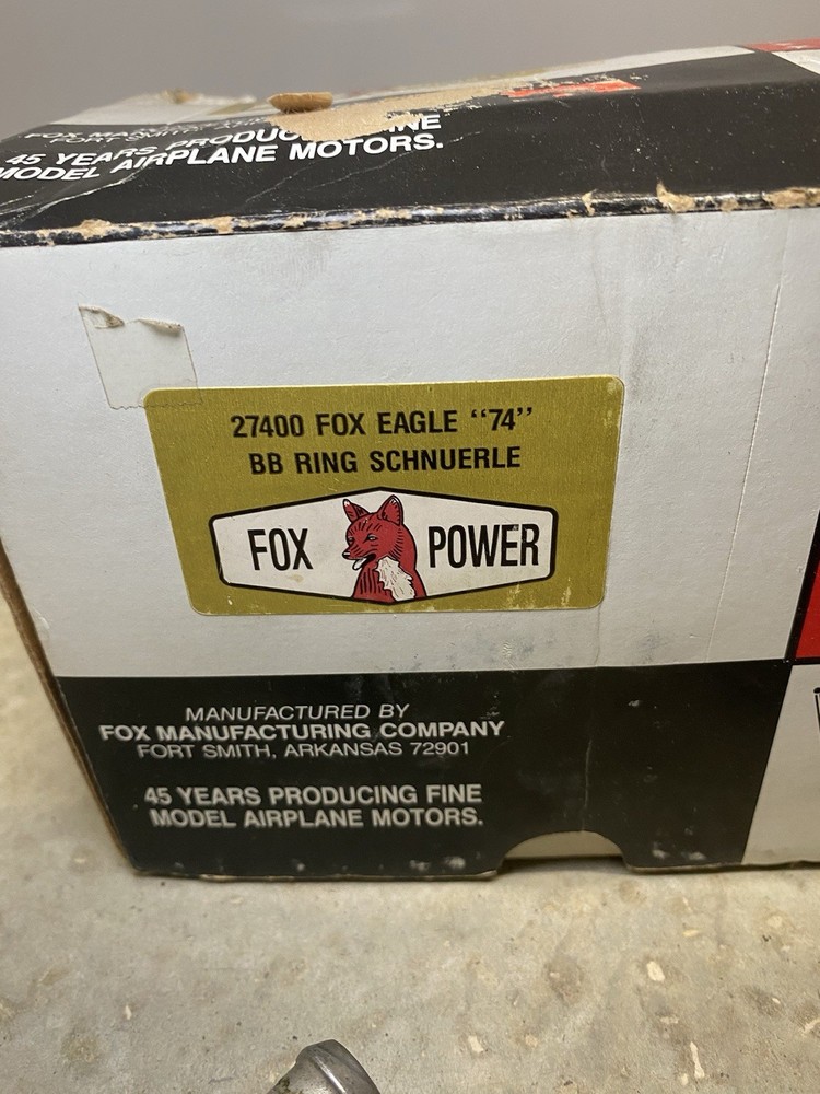 Fox Eagle 74 RC Engine 27400 BB Ring Schnuerle