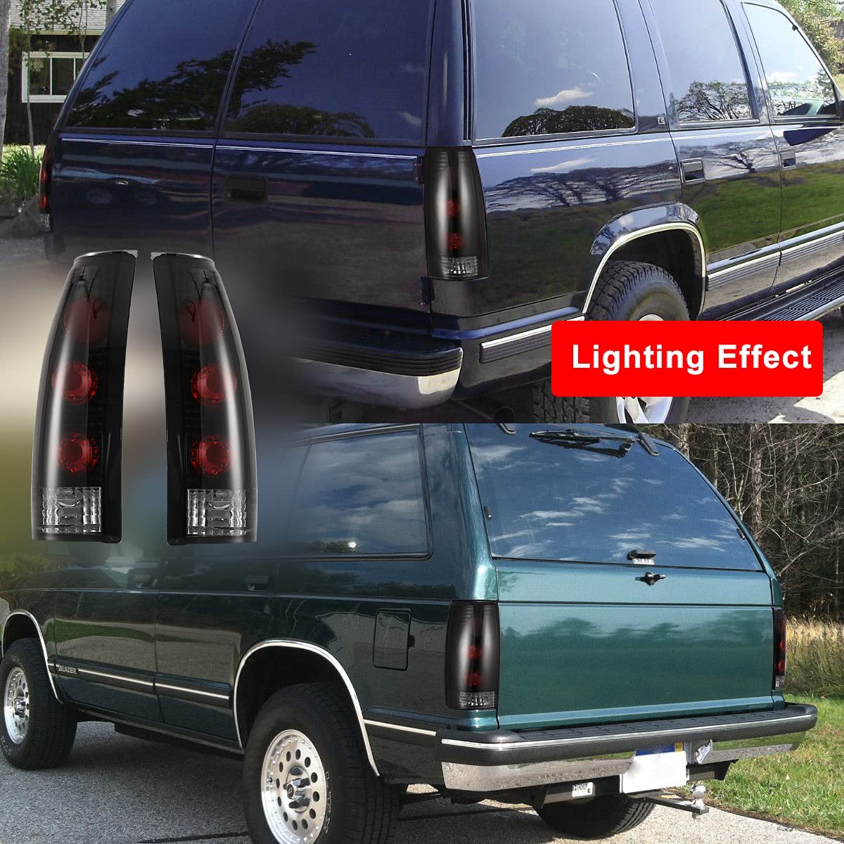 Tail Lights for GMC Yukon 1992-1999 / Chevy Suburban Tahoe 1992-1999