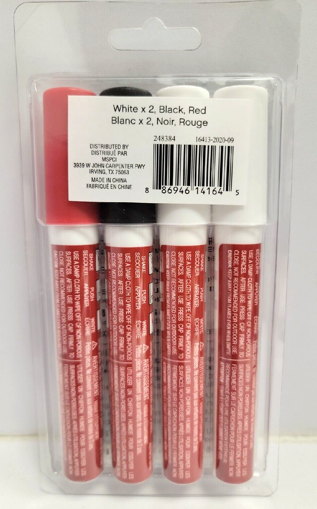 Craft Smart 4 Pc Chalk Marker Set Wet-Erasable