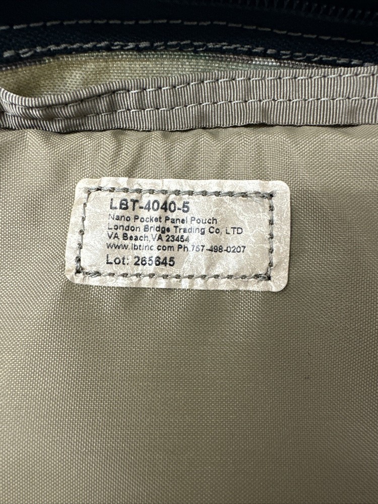 London Bridge LBT-4040-5 Multicam Pocket Pouch Back Panel LBT Hook & Loop