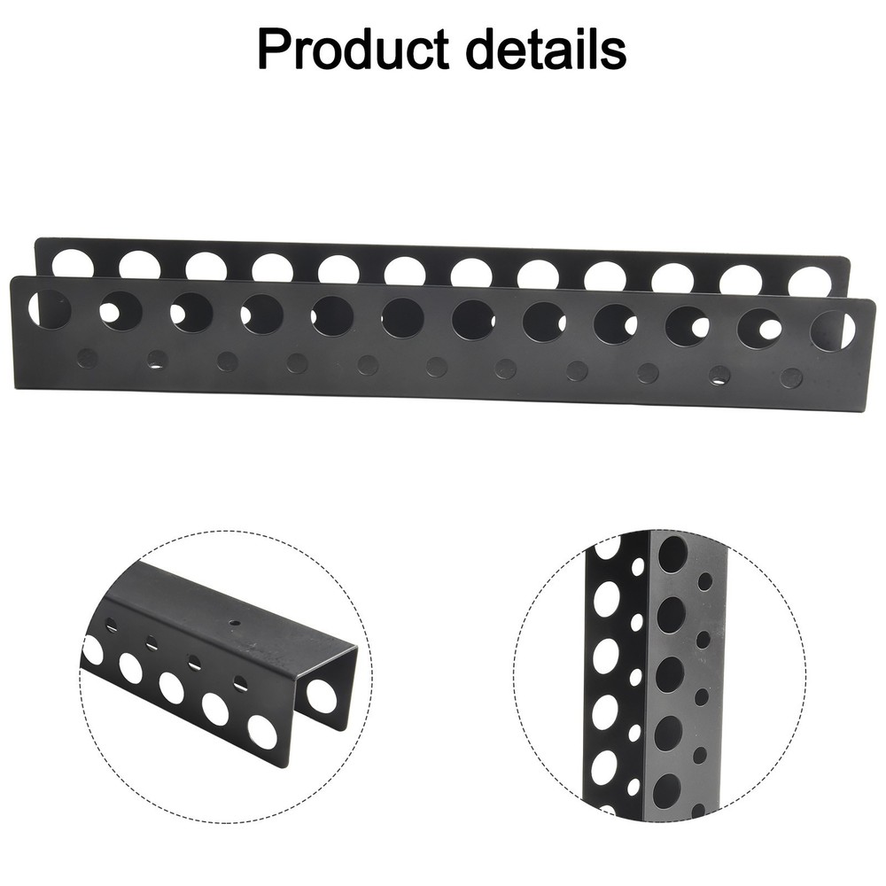 Screwdriver Storage Solution Wall Rack with 23 Holes for Maximum Efficiency