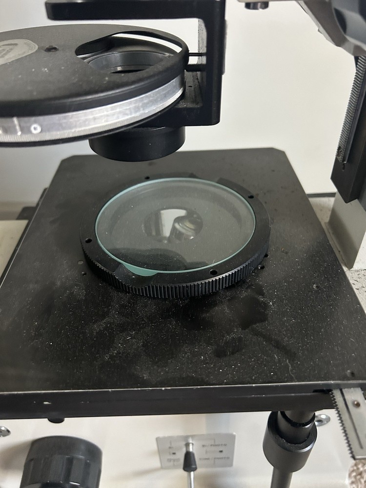 Nikon Inverted Microscope w/ Phase Contrast‑2 ELWD Condenser – Tested Working