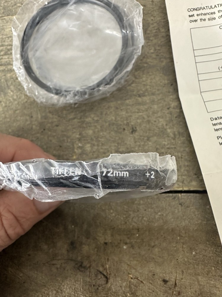 Tiffen Close-Up Camera Lens Set 77mm +1 +2 +4 With Case Diopters Decrease New