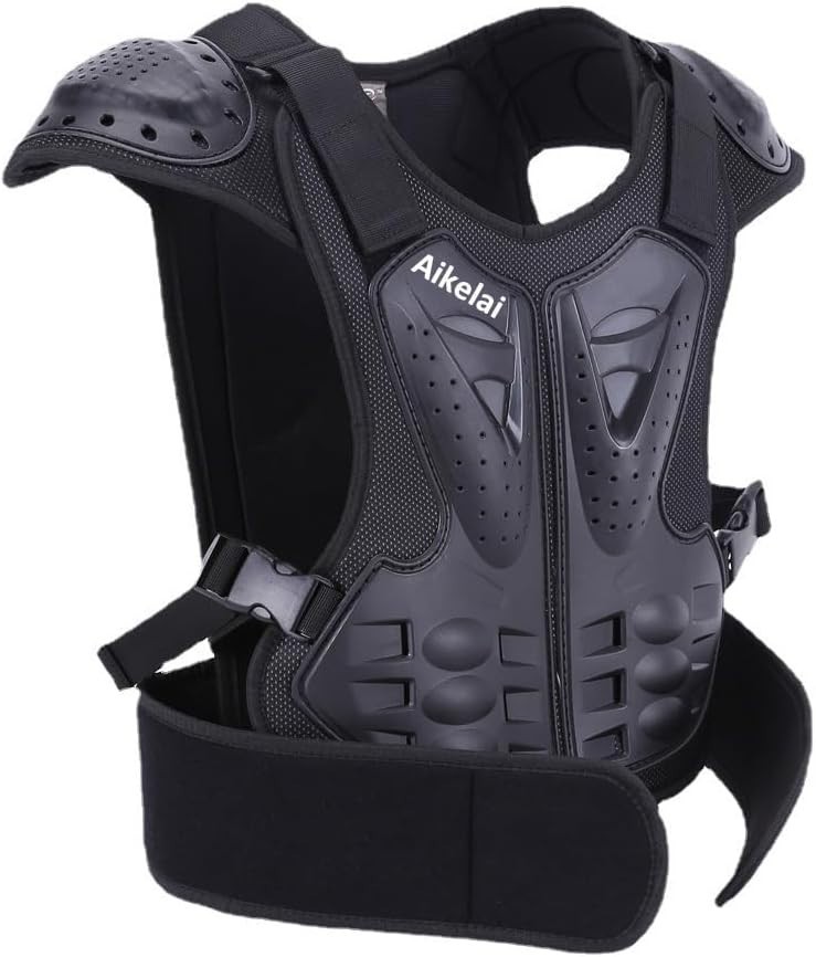 Adjustable Kids Chest Protector for Dirt Biking - Comfortable & Shock-Resistant