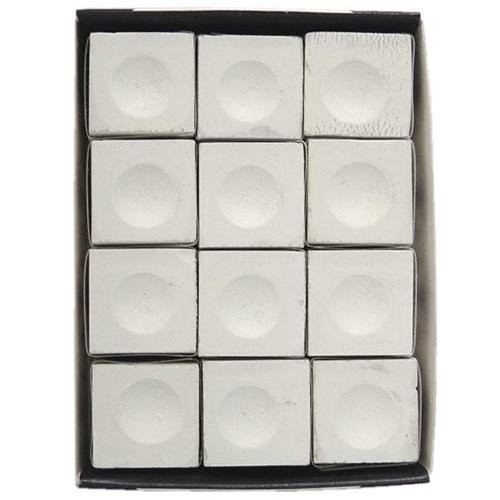 Silver Cup Chalk, White, 12-Piece Box