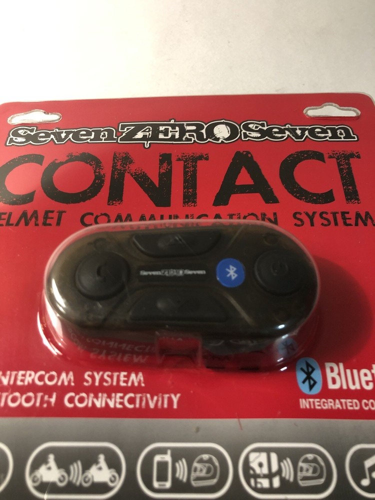 Seven Zero Seven Contact Helmet Communication System with Bluetooth.
