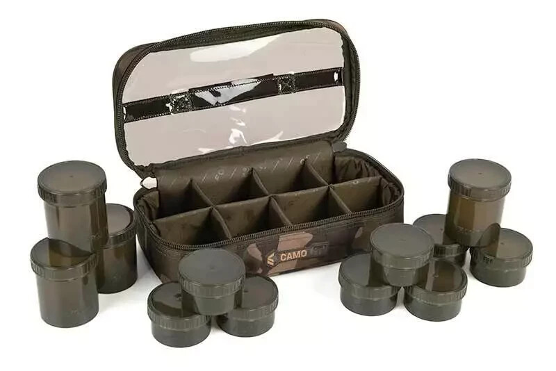 Fox Camolite 6 And 8 pot Hookbait case