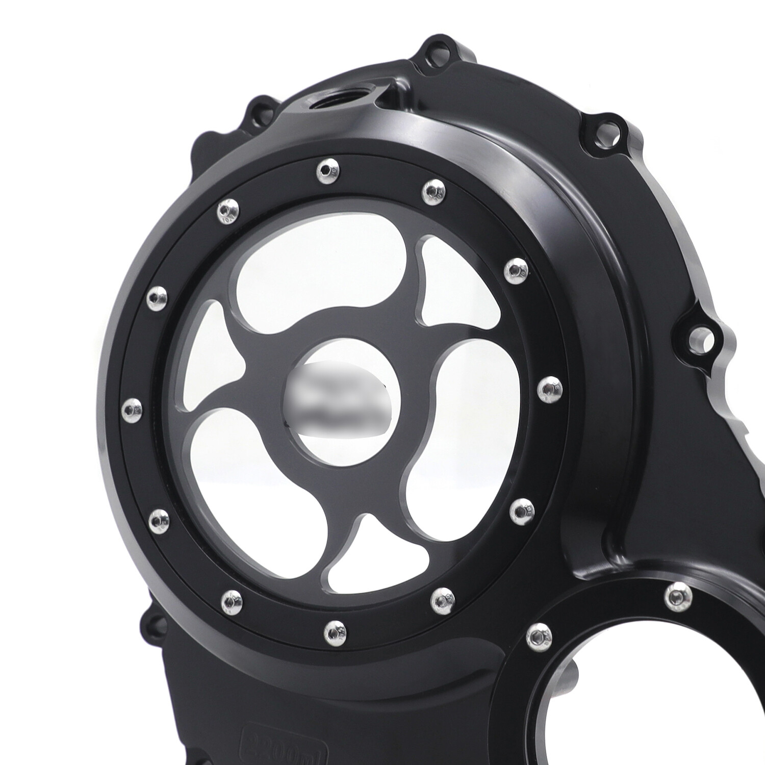 CNC Black&Clear Engine Clutch Cover w/Gasket For 2006-2022 Suzuki GSX-R 600/750