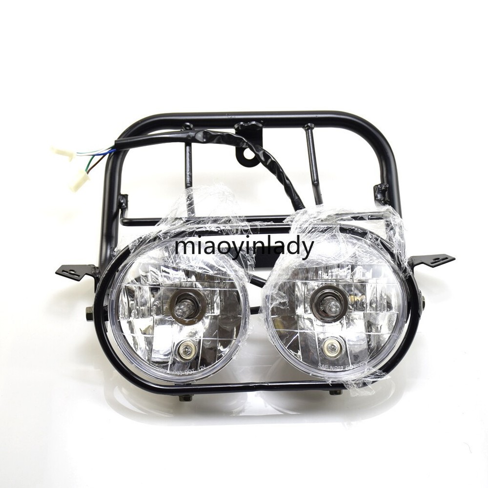 Dual headlights+headlight bracket electric modification for Honda Zuma Monkey