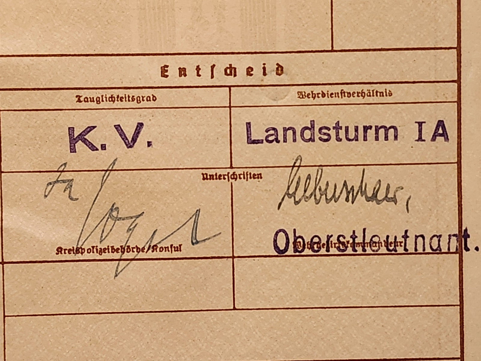 WW2 Germany. Military ID Gottingen-Northeim 1937