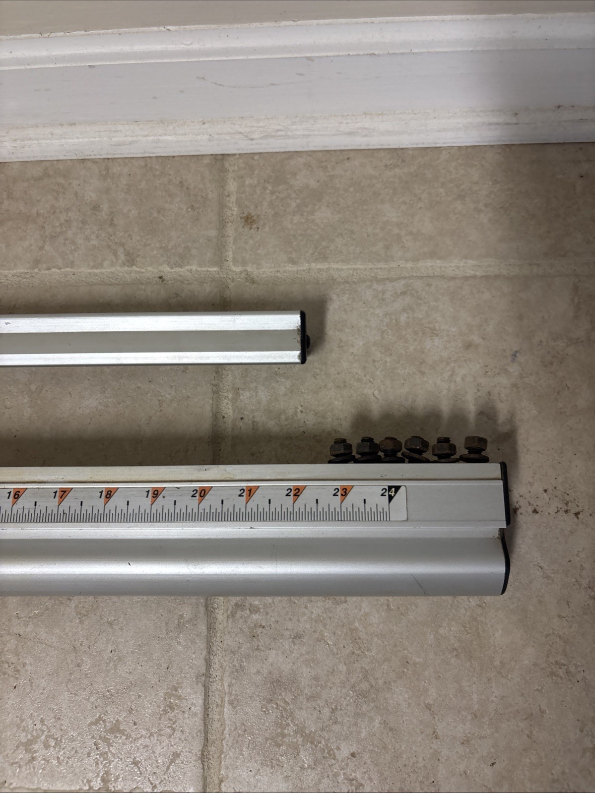 Craftsman Align-A-Rip 24/12 Table Saw Rip Fence Rails Only Ex Cond