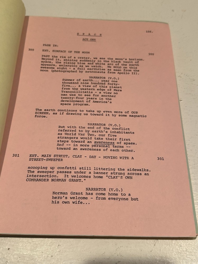 SPACE Paramount Television Productions Scripts — (Shows #2, #3, and #4) 1984