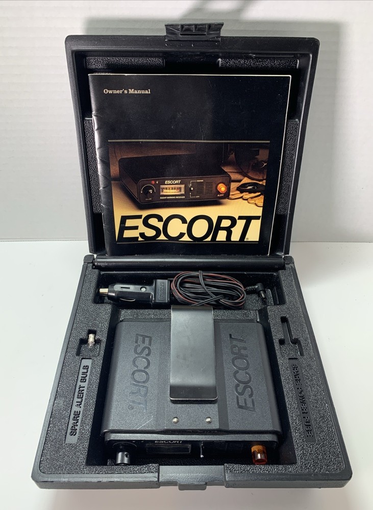 Vintage ESCORT Cincinnati Microwave Radar Detector (Untested)