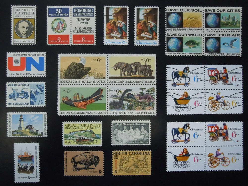 US, 1970 year full set, #1387//1422 29v, MNH
