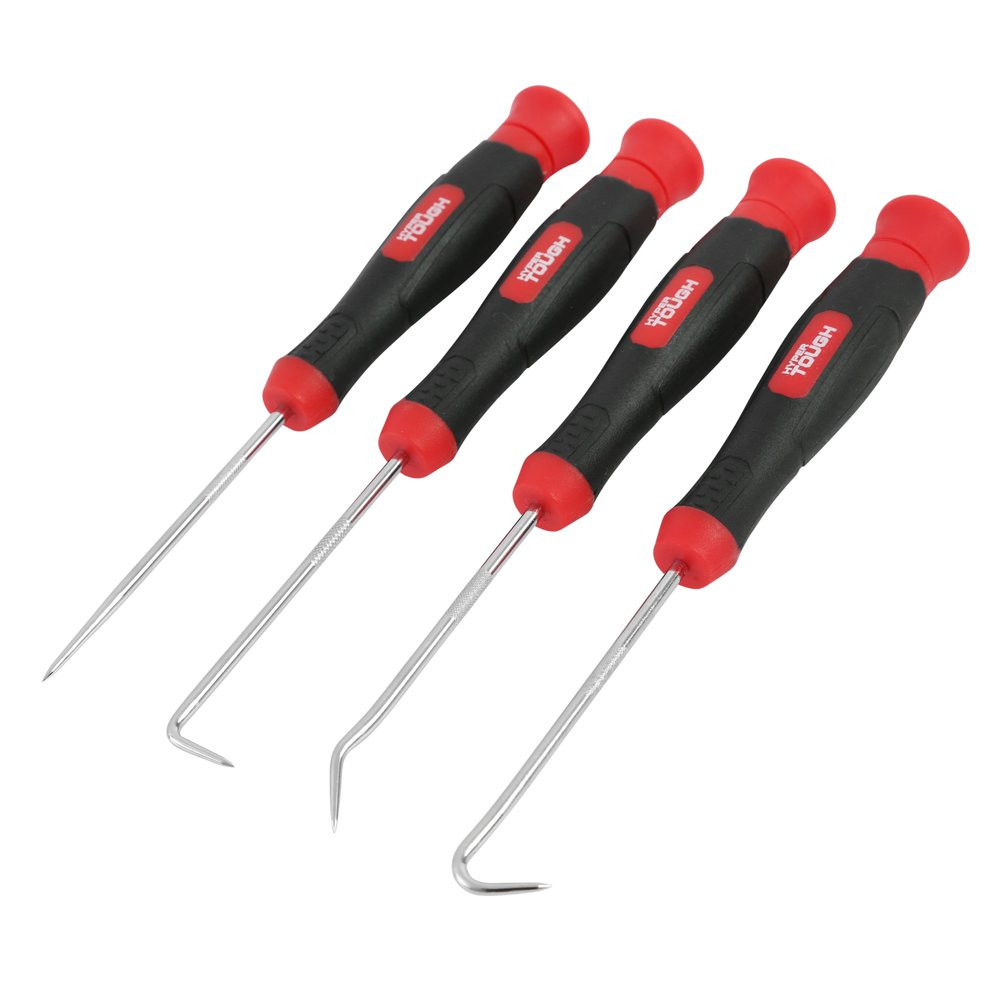 Curved Hook, Complex Hook, 90 Degree Hook Automotive Electrical work 4-Piece