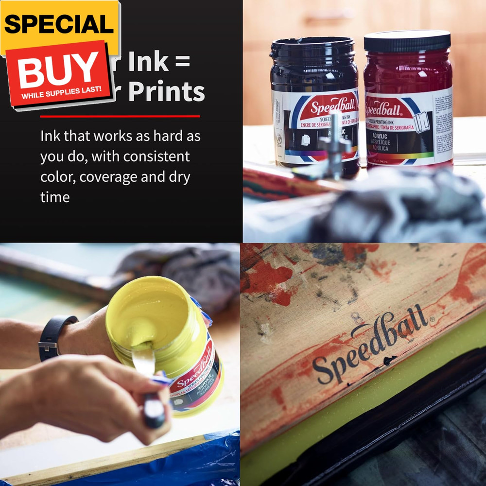 4600 Fabric Screen Printing Ink, 32 fl oz., Black