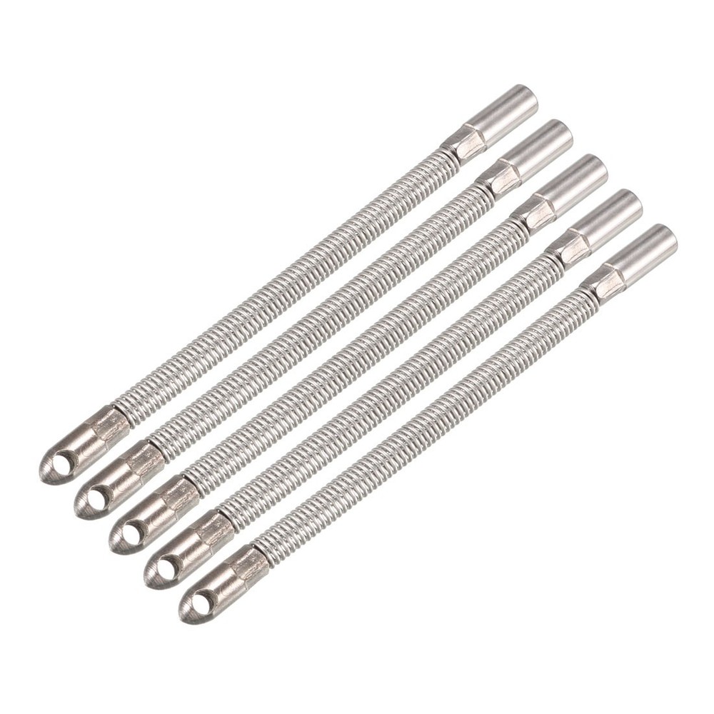5PCS 100mm Flexible Fish Tape Leader Wire Cable Puller for 4mm Wire Puller