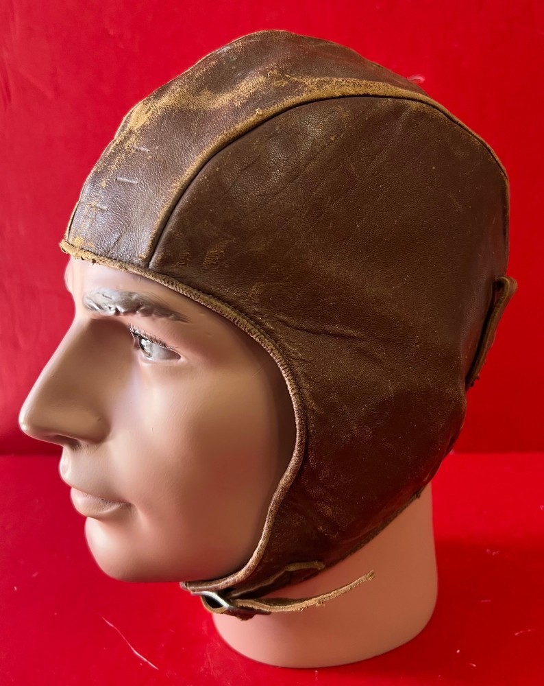 VINTAGE “EAGLET” LEATHER FLYING HELMET