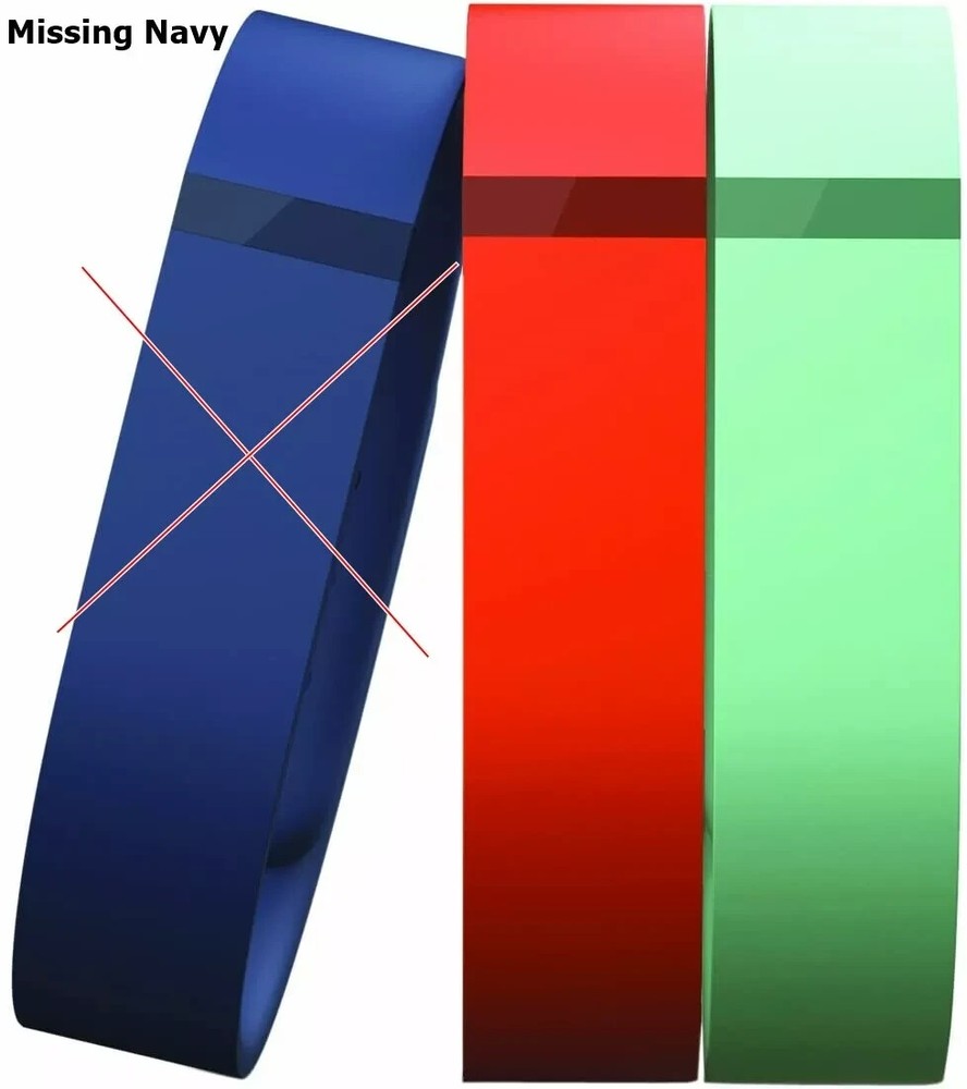 Fitbit Flex Wristband Accessory 2 Pack, Small - Missing Navy!