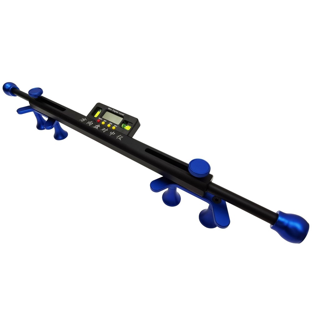 Universal 13.8" Car Steering Wheel Alignment Tool ±90° with Electronic Level