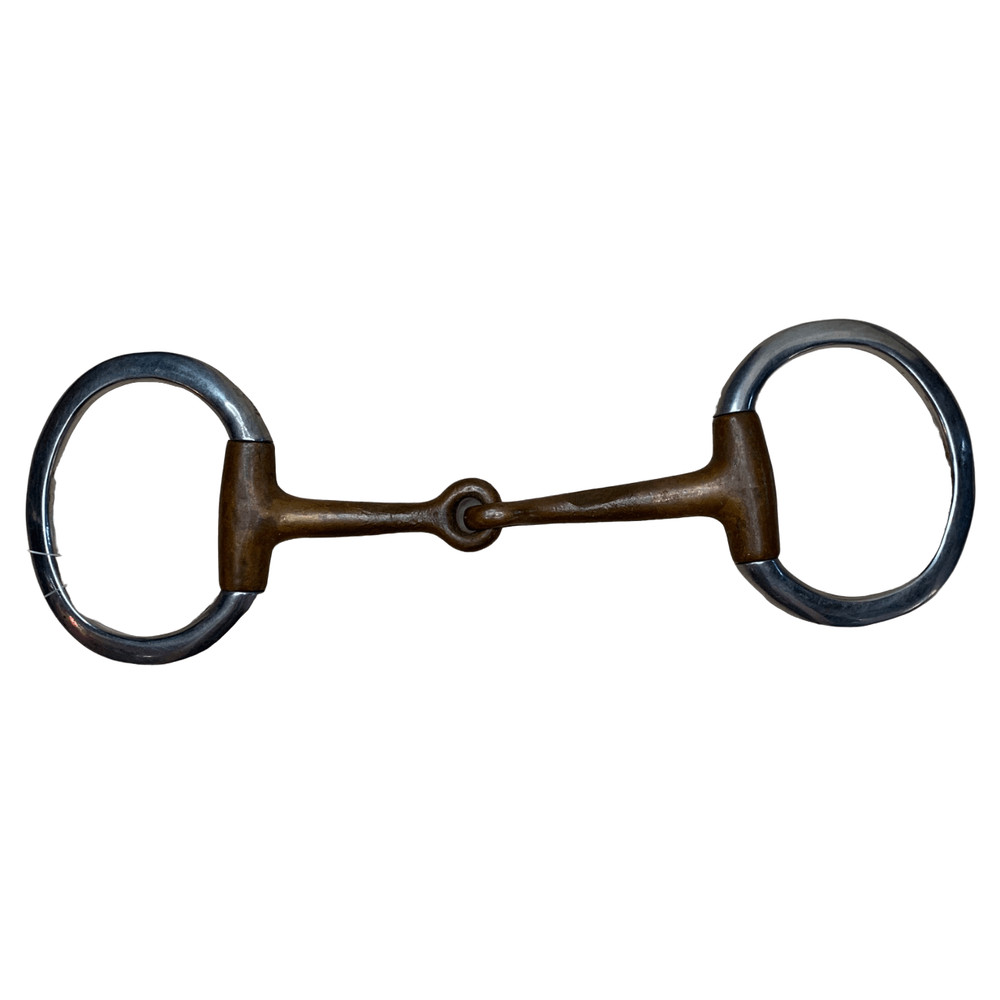 Eggbutt Single Break Pinchless Snaffle in Copper - 5"