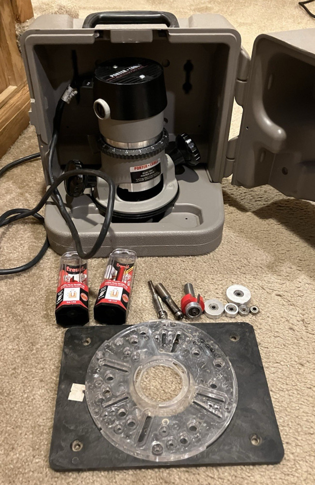 Porter Cable router model 690LR with extras