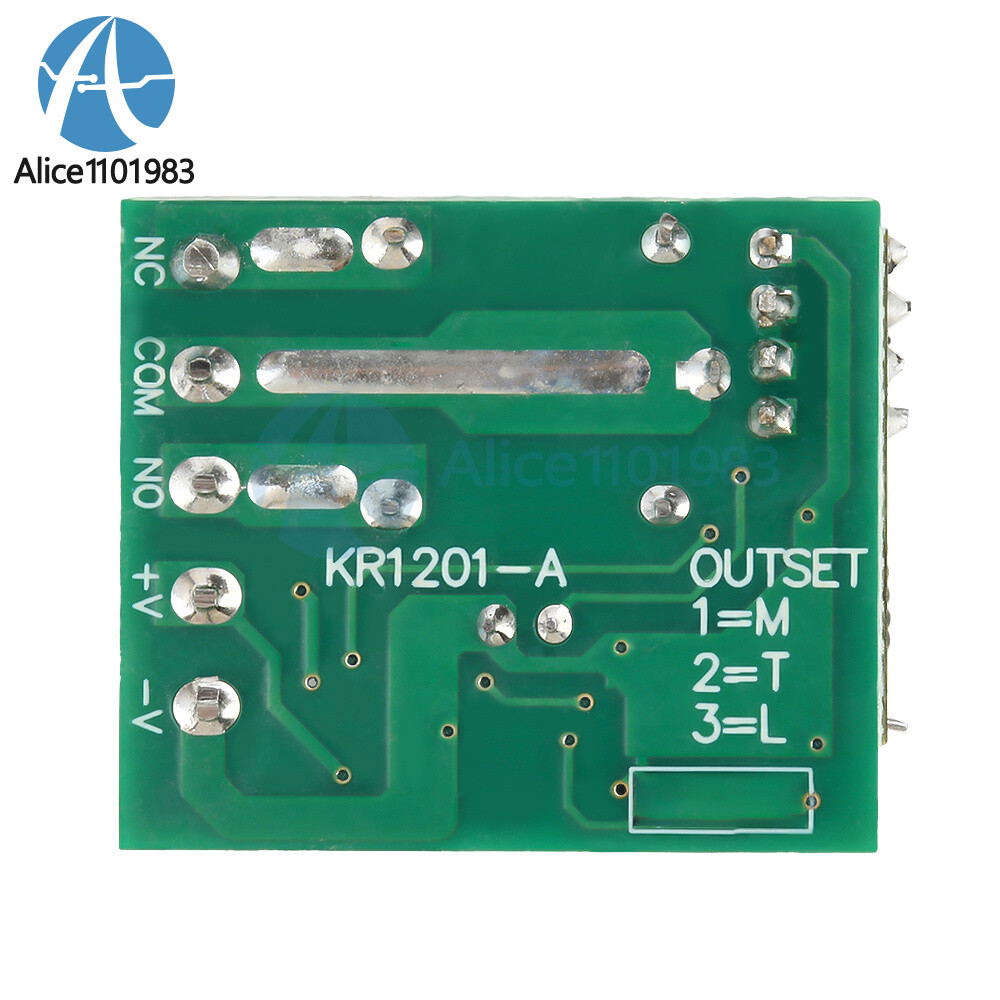 433Mhz Universal Wireless Remote Control Switch DC 12V Receiver Transmitter Set