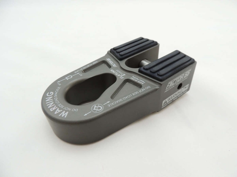 Factor 55 Gray FlatLink E Expert Closed Shackle Mount 16K LBS Load 00080-06