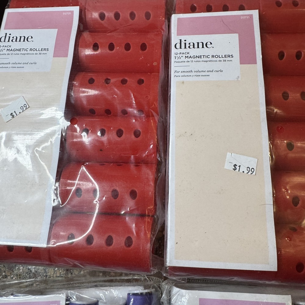 Diane Foam Rollers Magnetic Rollers Twist Flex Rod Curlers Assorted Lot Bundle