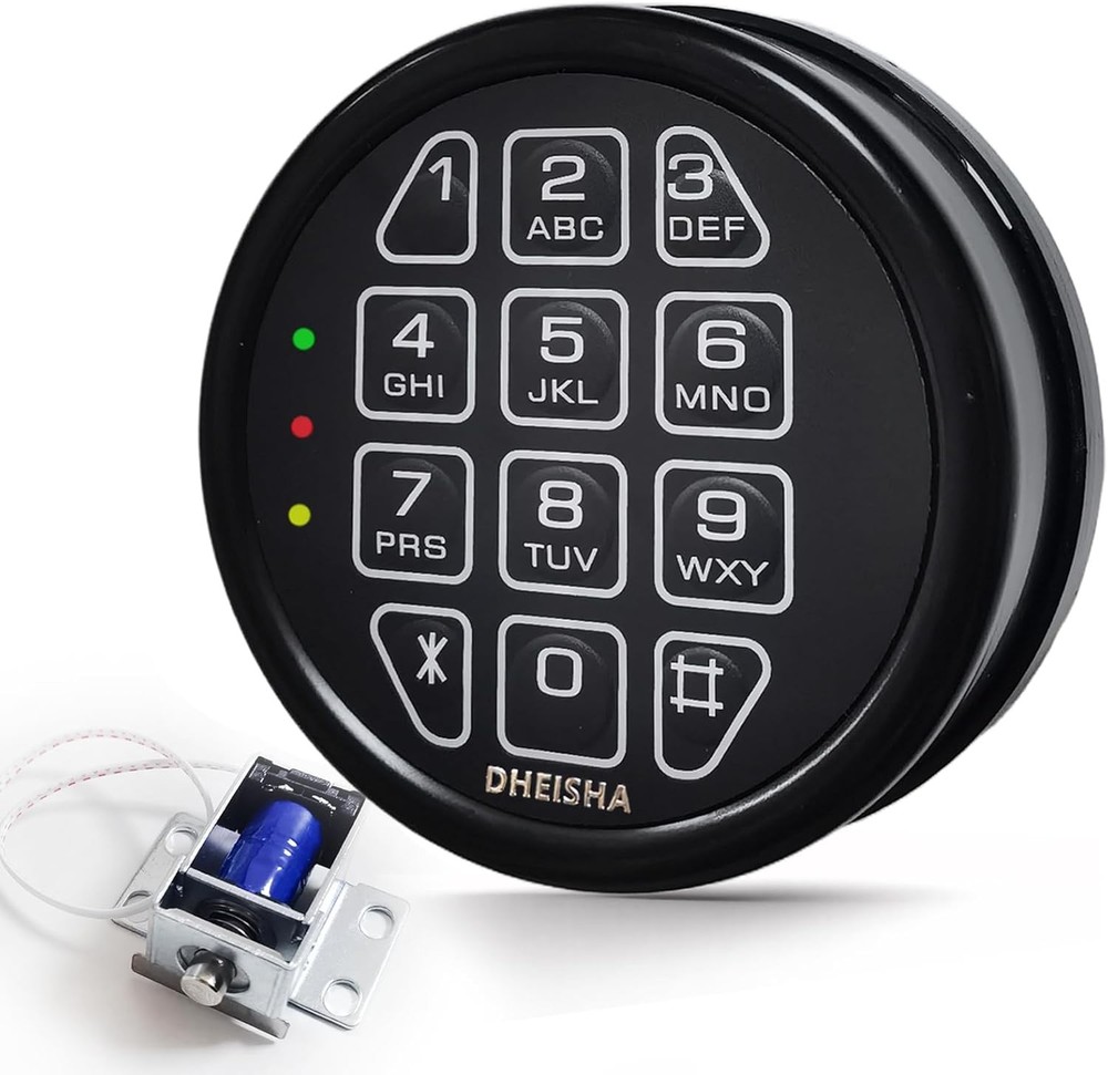 Gun Safe Lock Replacement with Solenoid Lock Electronic Safe Keypad Lock