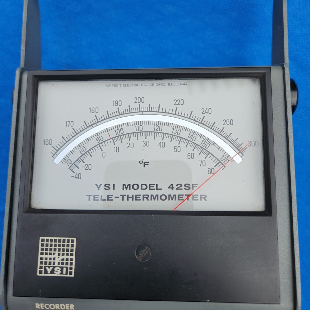 YSI Model 42SF Tele-Thermometer with probe/sensor